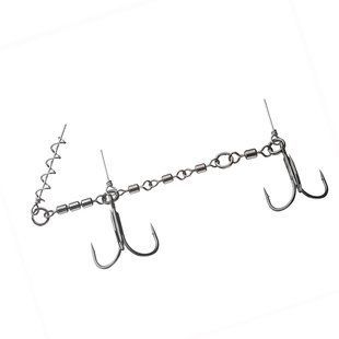 Стингер Daiwa Prorex Screw-In Swivel Assist Stinger L 20-30cm 31.7kg #3/0, #2/0 1pc (15419-630)