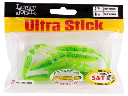 Слаг силікон. ULTRA STICK LJ Pro Series 2,7"/ T18 *8