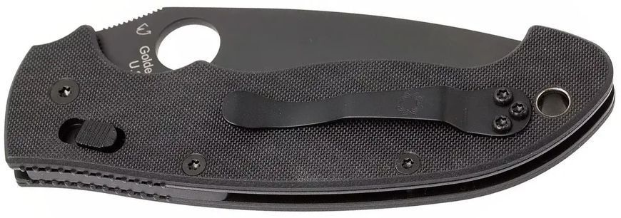 Нож Spyderco Manix 2 XL Black Blade, CPM S30V, G-10 ц:black