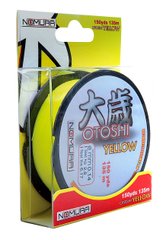 Волосінь Nomura OTOSHI YELLOW 135м (150yds) 0.18мм 4.80кг колір-yellow (жовтий)
