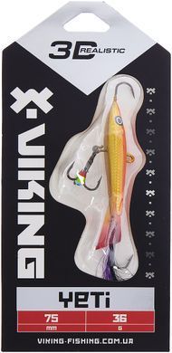 Балансир Viking Fishing Yeti Ice Jig 75mm 36.0g #08 Candle Flame