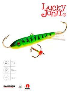 Балансир Lucky John CLASSIC 9 з тр. 85мм/20 блістер