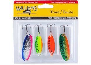 Набор блесен Williams Trout 4-Pack Williams Kit UV (4-TK2-ASST)