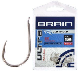Крючок Brain Ultra Akinak #12 (20шт/уп)