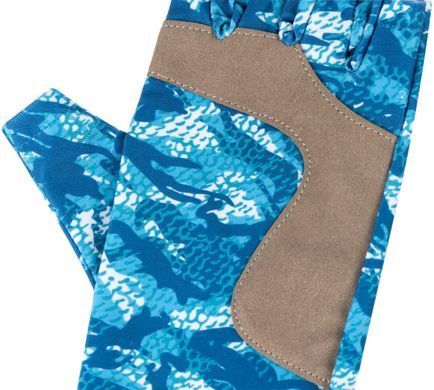 Перчатки Favorite Solar Fishing Gloves 5 Cut S/M ц:white/blue