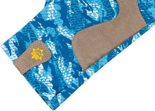 Перчатки Favorite Solar Fishing Gloves 5 Cut S/M ц:white/blue