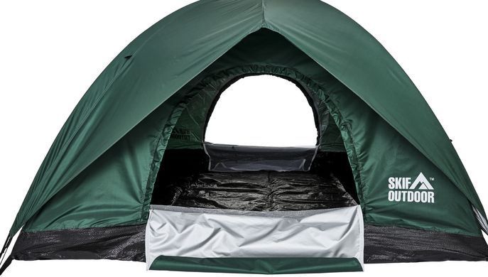 Палатка Skif Outdoor Adventure II, 200x200 cm (3-х местная), ц:green