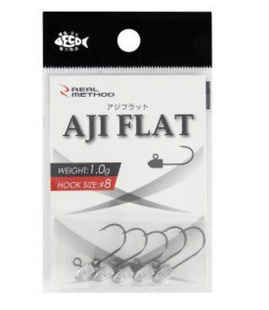 Джиг-головка Real Method Aji Flat 1.5гр(5шт)NEW