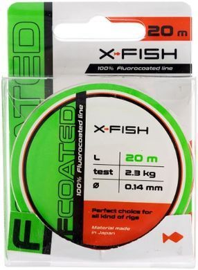 Флюорокарбон X-Fish FCoated 20m 0.14mm 2.3kg