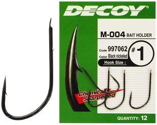 Крючок Decoy M-004 Bait Holder 03, 12 шт / уп