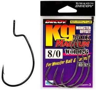 Гачок Decoy Worm26 Kg HOOK MAGNUM 6/0. 4 шт/уп