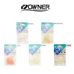 Силикон Owner Rubber Fish Shirasu Bait col.Clear 37мм, 10 шт/уп