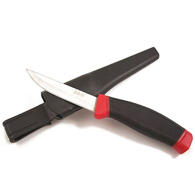 Нож туристический DAM с прорезиненной ручкой 22см. (pack 24)