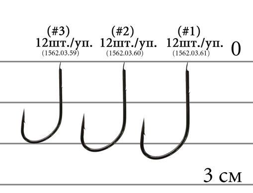 Крючок Decoy M-004 Bait Holder 03, 12 шт / уп