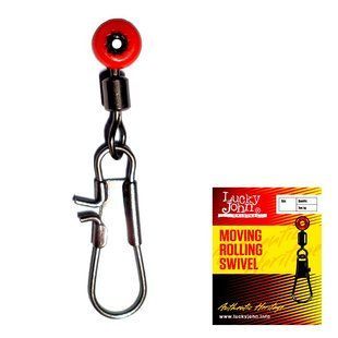 Вертлюжок-застёжка поплавочная LJ MOVING ROLING SWIVEL *10