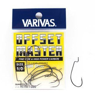 Гачок офсетний Varivas Offset Master Light Class #1/0 8pcs (VA 70405)