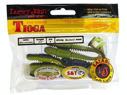Віброхвіст силікон. TIOGA LJ Pro Series 3,4 "/ T53 *6