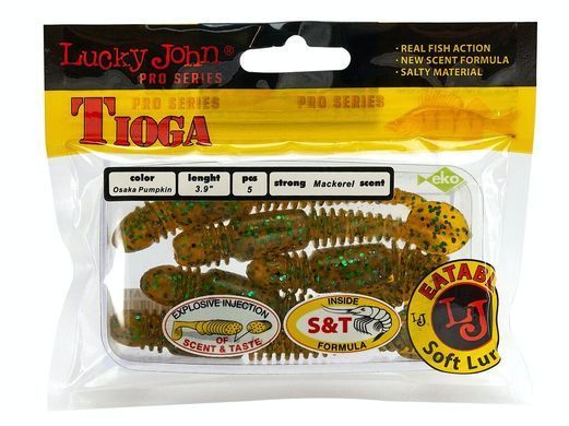 Віброхвости їстівні LJ Pro Series TIOGA 3.9in (10.00)/T48 5шт.