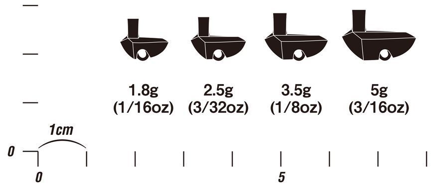 Утяжелитель Decoy DS-12 Slide Weight для силикона 2.5g (4шт/уп)