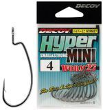 Крючок офсетный Decoy Worm27 Hyper Mini 02. 9 шт/уп