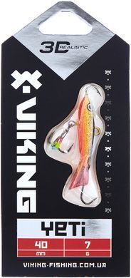 Балансир Viking Fishing Yeti Ice Jig 40mm 7.0g #10 Golden Dark