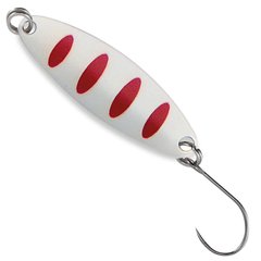 Блесна-колебалка Nomura Isei Riu Spoon 2,3гр. White Red Stripes