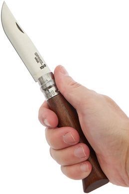 Нож Opinel №9 VRI, горіх, упаковка ц:brown