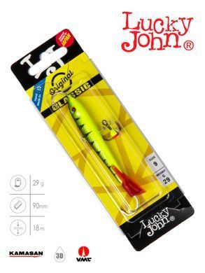Балансир Lucky John CLASSIC 9 з тр. 85мм/31RT блістер
