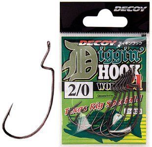 Гачок Decoy Worm21 Digging Hook #5/0 (4 шт/уп)