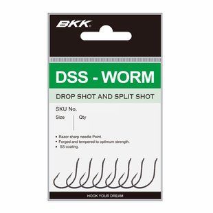 Гачок BKK для дроп шота DSS-Worm #2/0 (A-ES-8335)