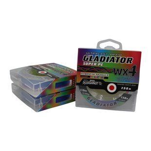 Шнур "GLADIATOR" MULTI (5 цветный, 4-х жильный) 150 m / 0.18 mm