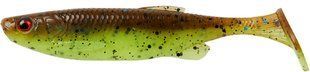 Силікон Savage Gear Fat Minnow T-Tail 105mm 11.0g Chartreuse Pumpkin (поштучно)