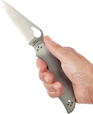 Нож Spyderco Byrd Cara Cara 2, 8Cr13MoV, Stainless Steel ц:gray