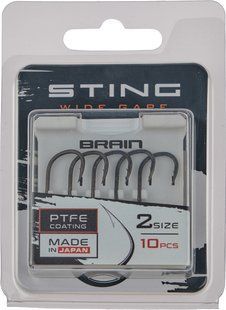 Крючок Brain Sting Classic Wide Gape #2 (10 шт/уп)