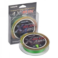 Шнур Fishing ROI X-Run Braid 4PE 150м 0,128мм 4.54кг колір-Grass Green