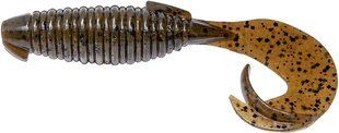 Силікон Keitech Flapper Grub 4" (7 шт/пак) к:101 green pumpkin pp.