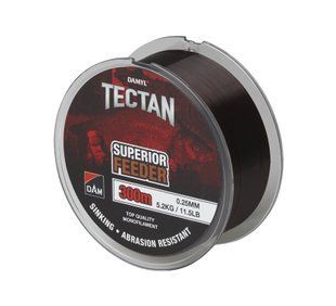 Леска DAM Damyl Tectan Superior Feeder 300м 0.20мм 3.3кг тонущая абразивостойкая (коричневый)