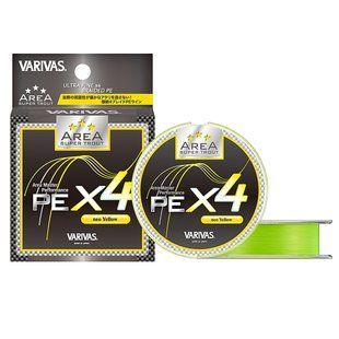 Шнур Varivas Super Trout Area PE X4 Neo Yellow 75m 2.47kg 0.071mm #0.175 (VA 16072)