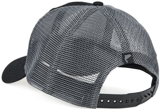 Бейсболка "SALMO SINCE 1986" BLACK (чорна / сіра, сітка) / AM-6019