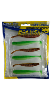 Силикон Nomura Rocket Shad (съедобный) 100мм 5гр. цвет-044mix (line shad) 6шт