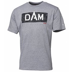 Футболка DAM Logo Tee XL Grey Melange