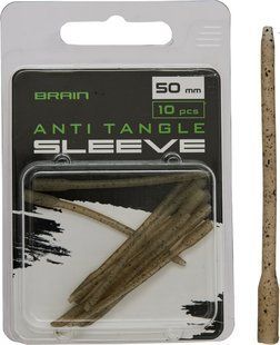 Противозакручиватель Brain Anti Tangle Sleeve 50mm (10 шт/уп) Brown SGXA-CA11-6
