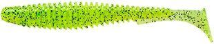 Силікон FishUP U-Shad 3.5"" #055 - Chartreuse/Black (8шт/уп)