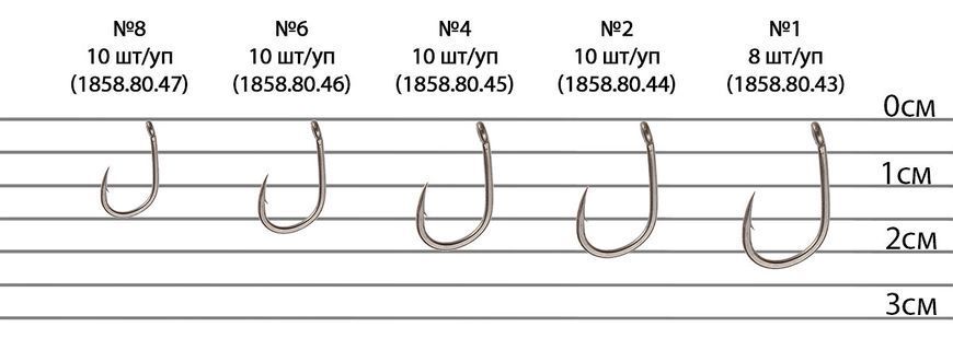 Крючок Brain Sting Classic Wide Gape #4 (10 шт/уп)