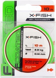Флюорокарбон X-Fish FCoated 10m 0.14mm 2.3kg