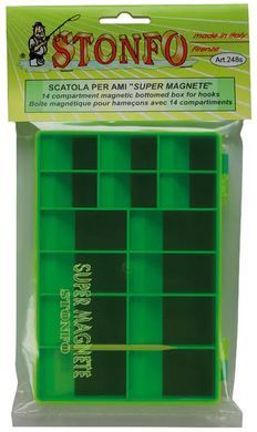 Коробка магнітна Stonfo 248S Super Magnetic Box 14 осередків