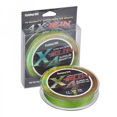 Шнур Fishing ROI X-Run Braid 4PE 150м 0,128мм 4.54кг цвет-Olive Green
