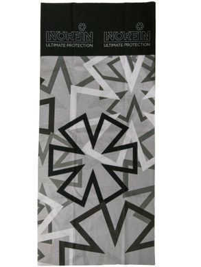 Бафф - защита лица/шеи/головы Norfin BANDANA BGW GREY (PL,черный / серый / белый)