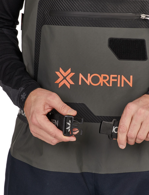 Напівкомбінезон заброд. мембран. Norfin DEFENDER 20000мм (шкарпетка неопрен) / XL