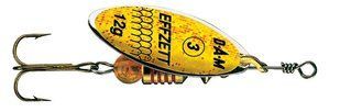 Блешня-вертушка DAM Effzett Predator 4гр (yellow / glitter)